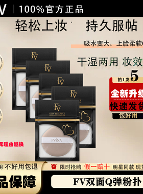 FV双面双效气垫粉扑干湿两用海绵定妆饼散粉服帖化妆不吃粉