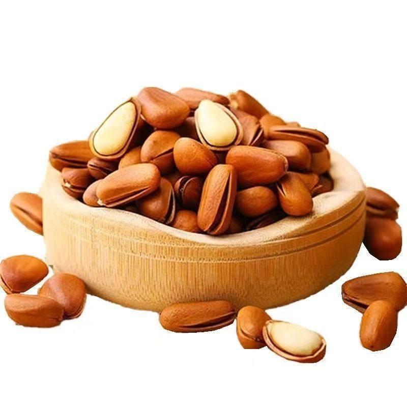 新货东北红松子500g手剥开口松子坚果零食散装年货特产大颗粒