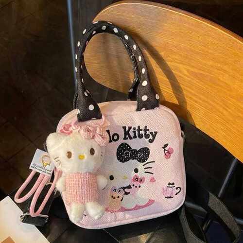 可爱卡通猫手提手机包女夏季高