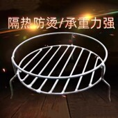 手工焊接双层火架铁锅支架锅架家庭常用工具柴火支架火盆火炉专用