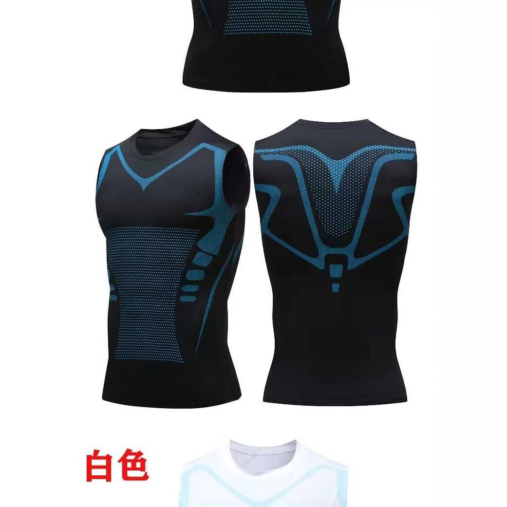 速干背心男款紧身弹力塑身运动健身服训练篮球健身跑步