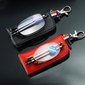 防蓝光辐射眼镜老人老花舒适优雅时尚 超轻高清复古男女通用老花镜