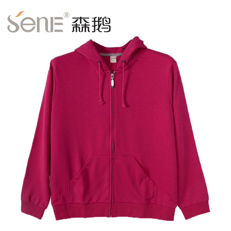 森鹅5440新款秋季女装休闲拉链运动外套带帽针织长袖上衣保暖开衫在类目 女士内衣/男士内衣/家居服, 保暖上装中 - 来自Buy2taobao.com提供专业的淘宝代购服务
