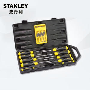 Stanley/史丹利工具16件套螺丝刀综合套装螺丝刀起子改锥68-0002C