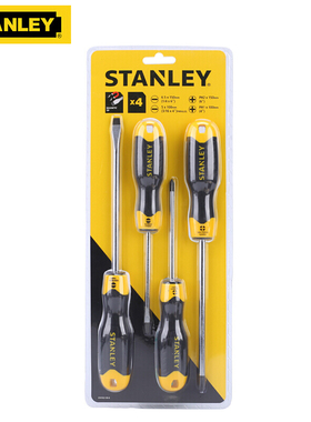 史丹利 4件套铬钒钢胶柄螺丝批 STHT65199-8-HC