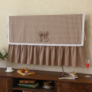 天使雅儿台式挂式通用电视机罩液晶电视罩美式防尘罩子套盖布艺