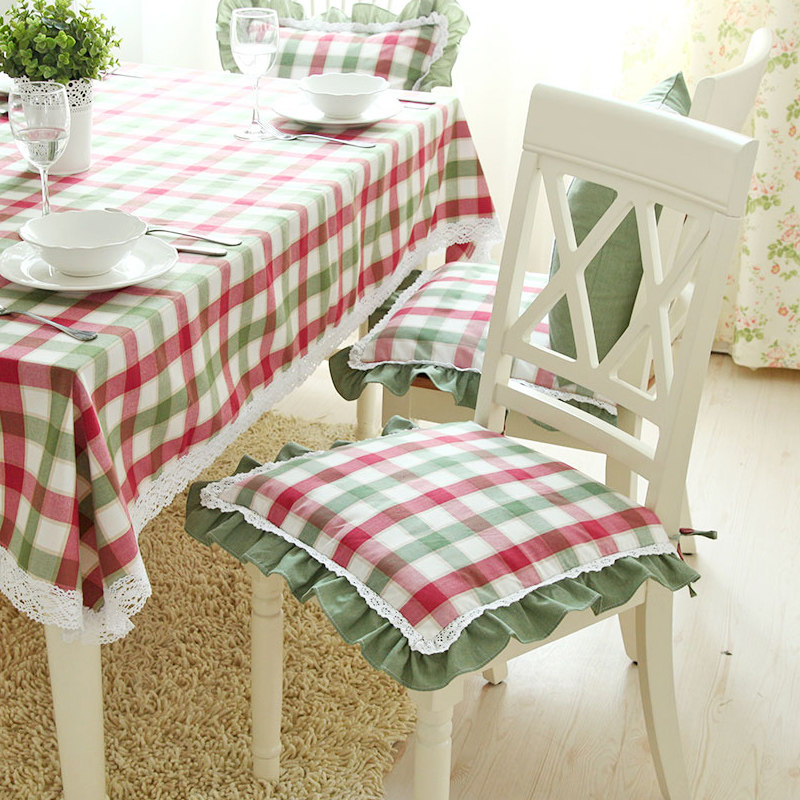 特价 捡漏 清仓花边椅垫椅套餐椅子垫坐垫可拆洗餐桌格子四季通用