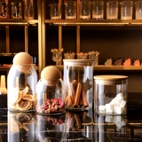 Бар над водой уплотнение сахарной банки с сахарной банкой кофейного боба чайная барная барная бар