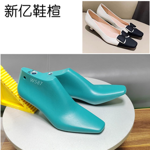 新亿鞋楦厂女款中跟方头浅口单鞋楦头跟高5CM大牌同款女鞋楦W587