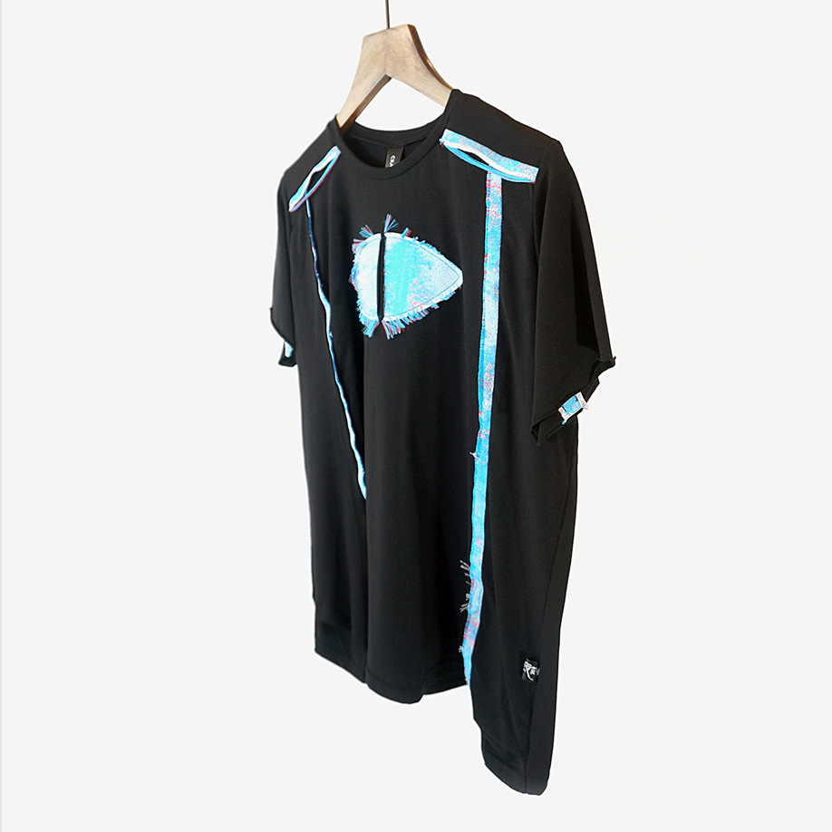 夜刻原创设计师T恤罩衫精灵猫眼睛午夜黑色内搭音乐节摇滚时髦别