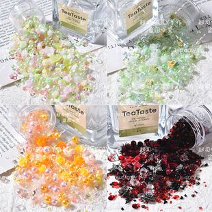 【春日限定】超仙气卡砖DIY材料不规则晶透碎石风暴花花装饰配件