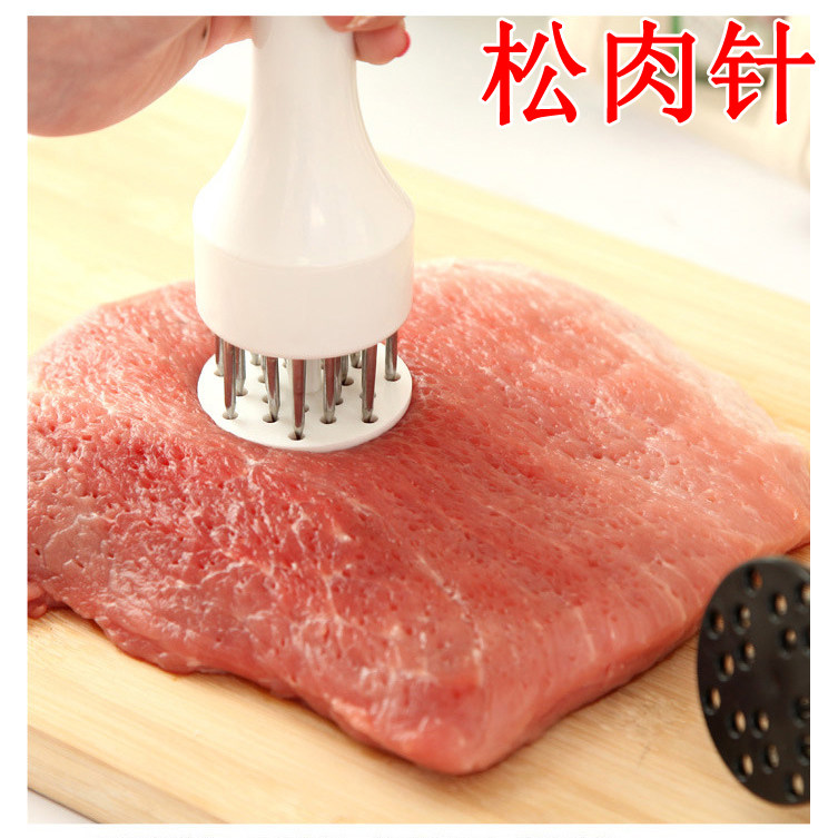 敲肉锤松肉针不锈钢细打孔锤肉器牛排针牛扒锤子家用嫩肉针插肉针,厨房/烹饪用具,敲肉锤,淘宝优惠券,粉丝福利购,淘宝优惠卷