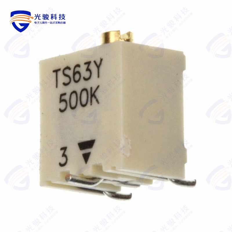 TS63Y504KR10《TRIMMER 500K OHM 0.25W GW TOP》