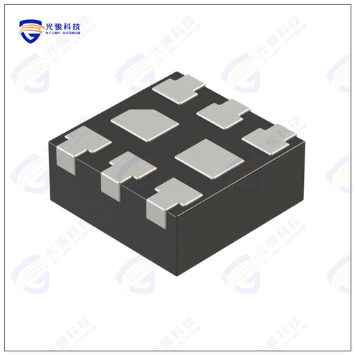 DMC2991UDR4-7晶体管MOSFET N/P-CH 20V 0.5A 6DFN