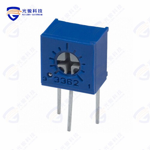 3362W-1-200LF《TRIMMER 20 OHM 0.5W PC PIN SIDE》