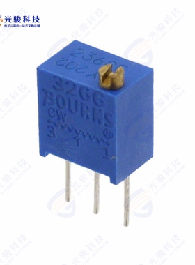 3266Y-1-202R《TRIMMER 2K OHM 0.25W PC PIN TOP》