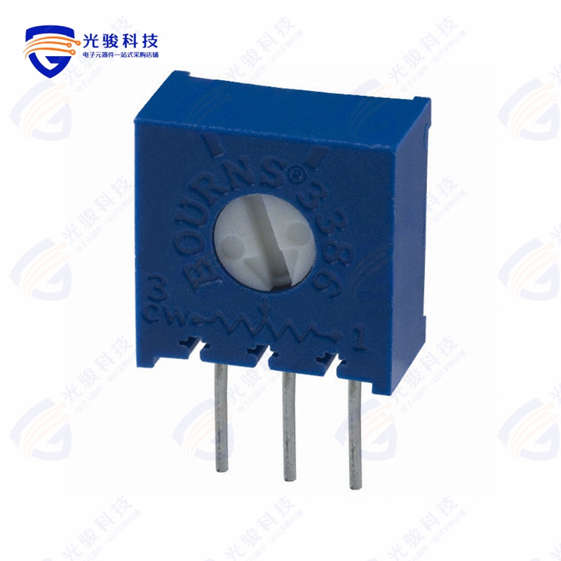 3386C-1-205T《TRIMMER 2M OHM 0.5W PC PIN SIDE》