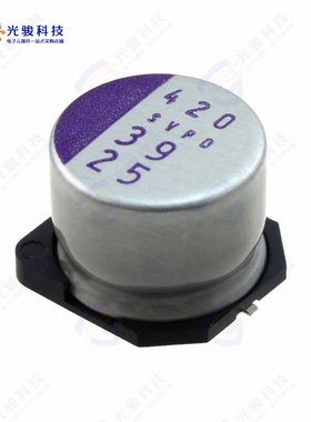 25SVPD39M《CAP ALUM POLY 39UF 20% 25V SMD》