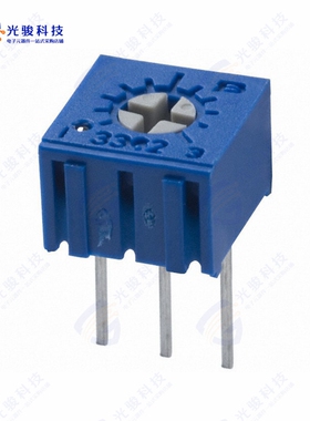 3362U-1-504LF《TRIMMER 500K OHM 0.5W PC PIN TOP》