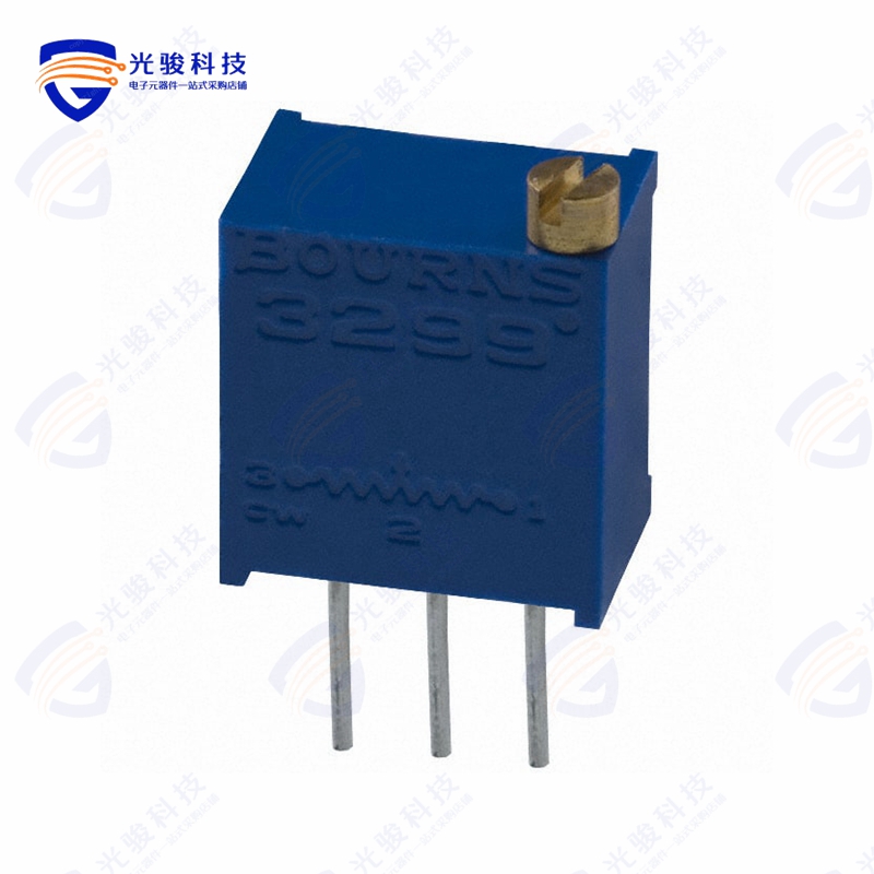3299W-1-103《TRIMMER 10K OHM 0.5W PC PIN TOP》