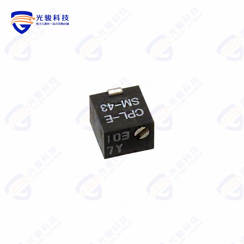 SM-43TW103《TRIMMER 10K OHM 0.25W J LEAD TOP》