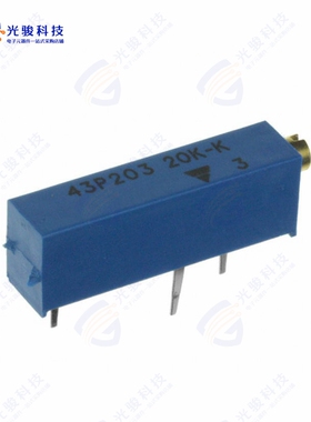 M43P203KB40《TRIMMER 20KOHM 0.75W PC PIN SIDE》