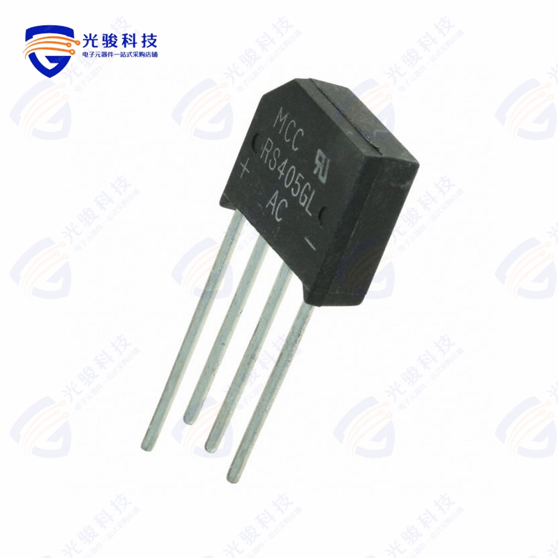 RS405GL-BP《BRIDGE RECT 1PHASE 600V 4A RS-4L》