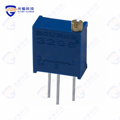 3296Y-1-502《TRIMMER 5K OHM 0.5W PC PIN TOP》