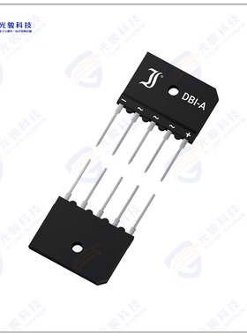 DBI25-18A晶体管BRIDGE RECT 3P 1.8KV 40A DBI-A