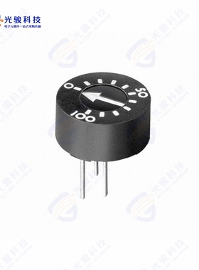 93PR10KLF《TRIMMER 10K OHM 1W PC PIN TOP》