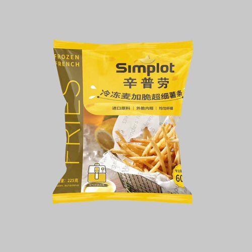simplot辛普劳冷冻酸奶油香葱薯角麦加脆细薯条火柴薯条香脆细薯