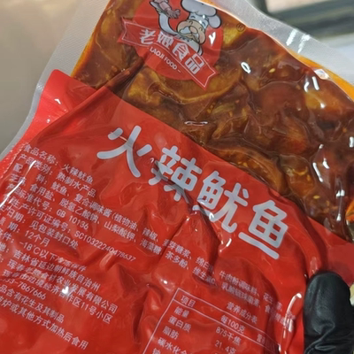 老姬火辣鱿鱼耳条300克1袋村姑稻米拌饭店肉松海苔牛肉拌饭厨如