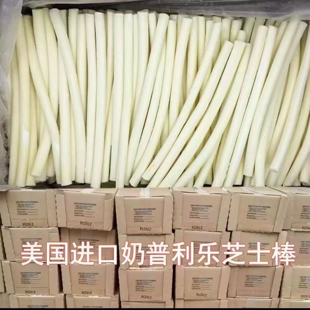 美国奶普利乐芝士棒30根1袋约1090克制作意式马苏里拉奶酪棒披萨