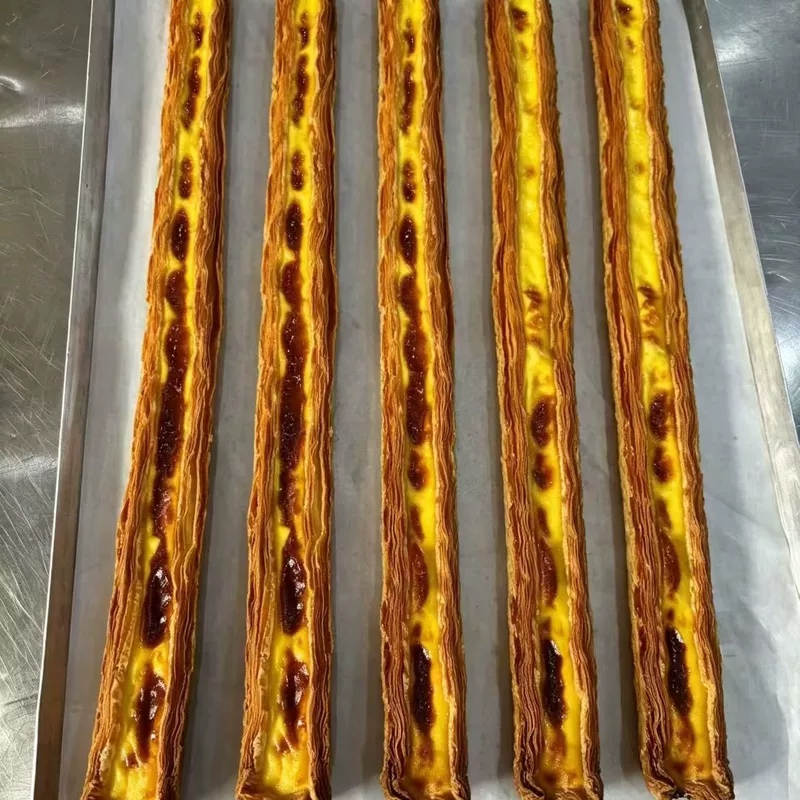 超长蛋挞盒子 高贝智研妍葡式蛋挞皮207直径7厘米300个6袋图片