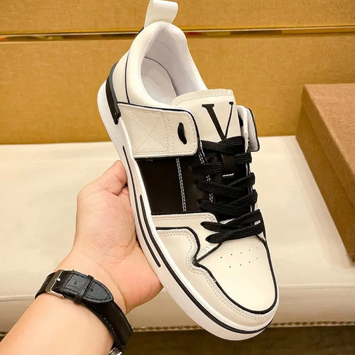 欧洲站舒适耐穿低帮英伦板鞋真皮