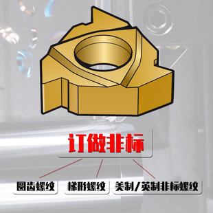 非标定制异形硬质合金切削刀片订做钨钢螺纹车刀粒数控车牙刀片