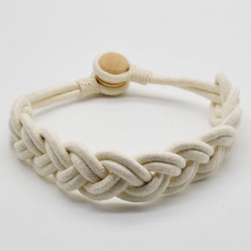 天河花边一白色流苏窗帘磁扣绑带