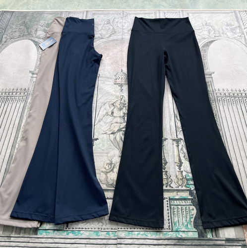 显瘦运动健身喇叭瑜伽裤