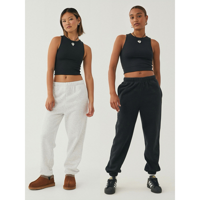 休闲宽松慢跑运动裤两色