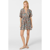 外贸原单O 连衣裙D5 V领甜美气质碎花短袖 illROSEMARYTERRECE