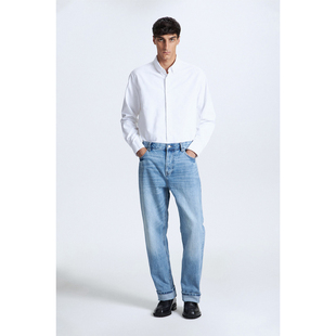 397 外贸原单LIM 8873 宽松休闲直筒中腰赤耳牛仔裤 2029 E复古男款