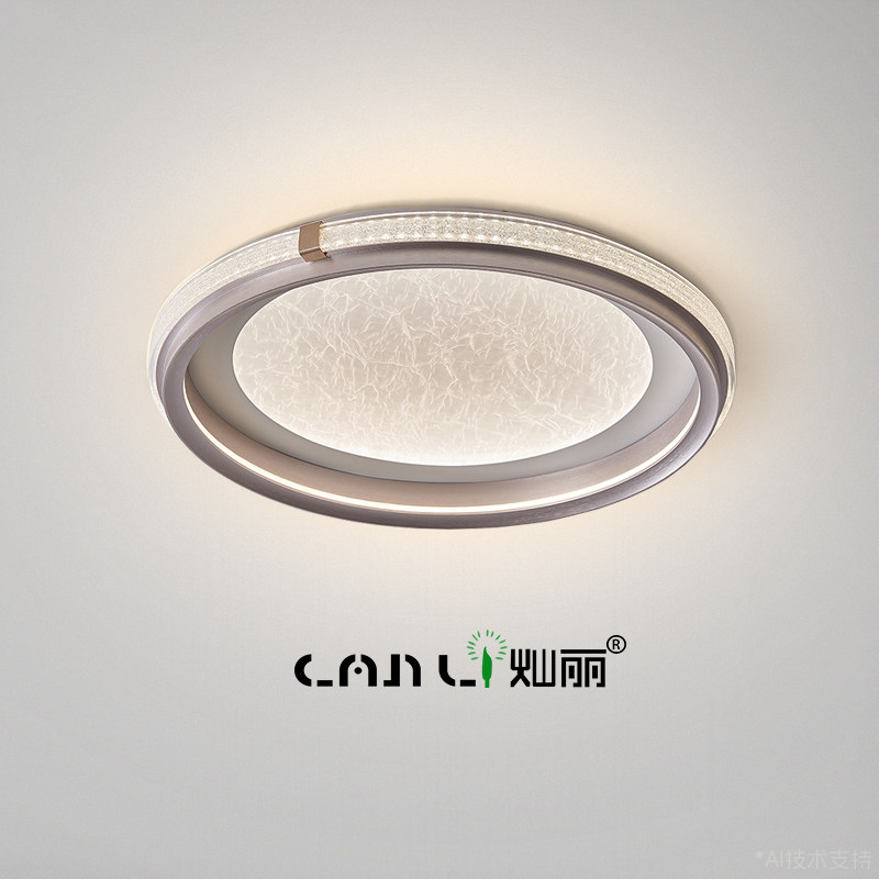 灿丽严选创意卧室吸顶灯现代简约全光谱led智能北欧书房间灯具