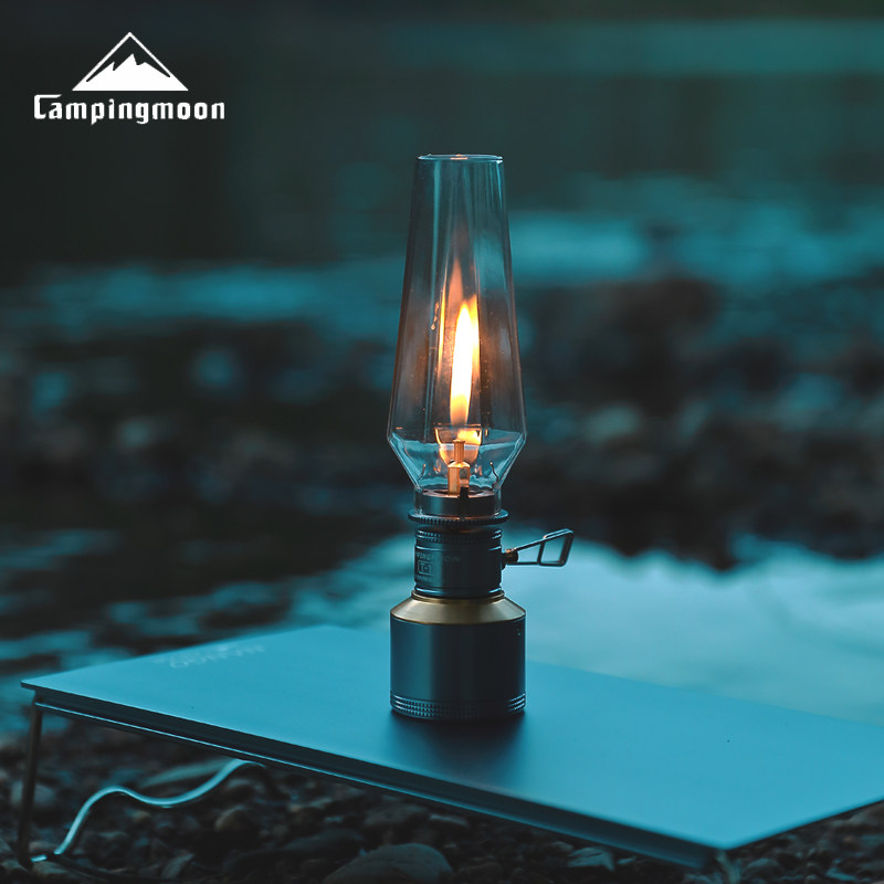 柯曼户外氛围蜡烛灯露营野营复古提灯野餐气罐灯燃气灯照明帐篷灯