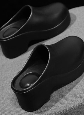 日本踩屎感GP春包头凉拖鞋厚底