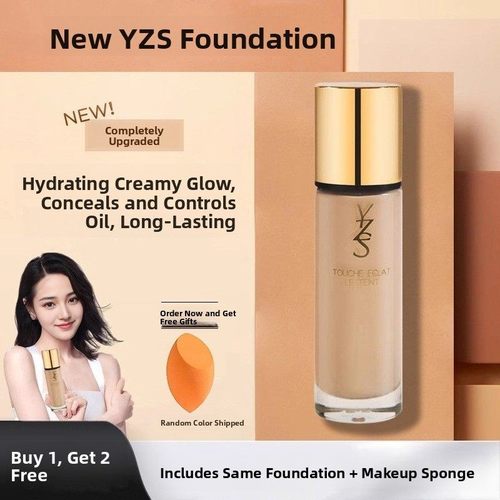 正品YZS粉底液遮瑕持久不脱妆保湿控油皮混干皮bb霜女