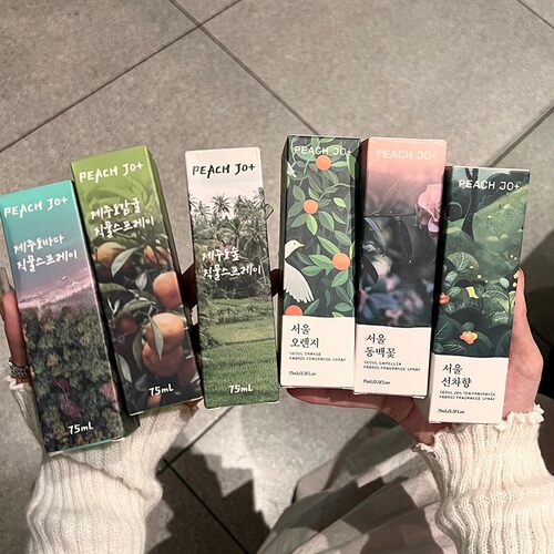 正品PEACH JO首尔济州岛柑橘衣物香氛喷雾衣服除臭去异味清新持久