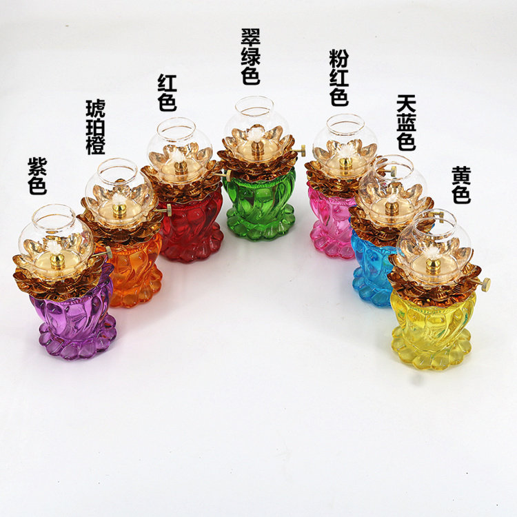 酥油家用玻璃佛前供灯