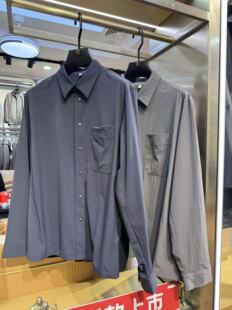 时尚 秀而高端2026早春新款 衬衫 新休闲商务长袖 百搭休闲上衣男 男士