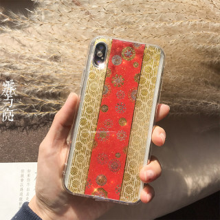 元旦新年iphone12手机壳定制 喜庆红色复古古风手机壳华为p40pro