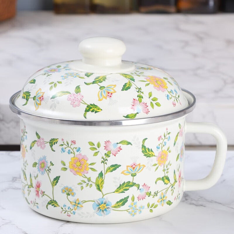 欧丽家搪瓷老式搪瓷泡面碗泡面杯带盖泡面碗学生宿舍大号饭盒带盖,餐饮具,泡面碗,淘宝优惠券,粉丝福利购,淘宝优惠卷